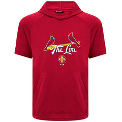 St. Louis Cardinals Levelwear City Connect Phase Back Plash Hoodie T-Shirt - Red