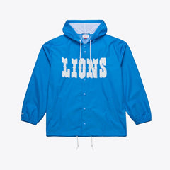 NFL Detroit Lions Coaches Full-Snap Hooded Windbreaker Jacket