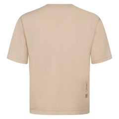 Kansas City Royals Levelwear Oversized Luxe Signature Knit Buckler T-Shirt - Khaki