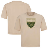Milwaukee Brewers Levelwear Oversized Luxe Signature Knit Buckler T-Shirt - Khaki