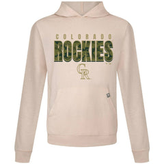Colorado Rockies Levelwear Relay Protect Pullover Hoodie - Khaki