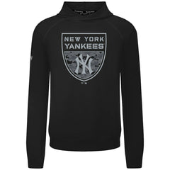New York Yankees Levelwear Mandate Buckler Tri-Blend Pullover Hoodie - Black