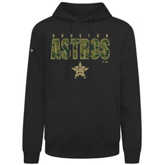 Houston Astros Levelwear Podium Protect Pullover Hoodie - Black