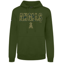 Los Angeles Angels Levelwear Podium Protect Pullover Hoodie - Green