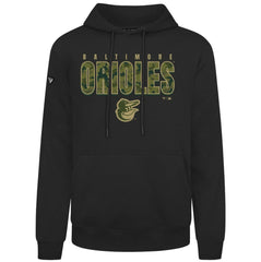 Baltimore Orioles Levelwear Podium Protect Pullover Hoodie - Black