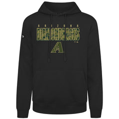 Arizona Diamondbacks Levelwear Podium Protect Pullover Hoodie - Black
