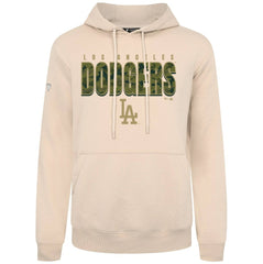 Los Angeles Dodgers Levelwear Podium Protect Pullover Hoodie - Khaki