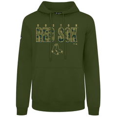 Boston Red Sox Levelwear Podium Protect Pullover Hoodie - Green