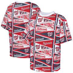 Washington Nationals Outerstuff Youth All-Over Pennant T-Shirt - Red