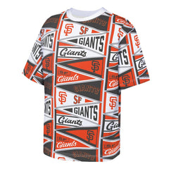 San Francisco Giants Outerstuff Youth All-Over Pennant T-Shirt - Orange