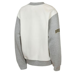 Milwaukee Brewers Outerstuff Youth Big League Power Hit Fleece Sweatshirt - Cream/Gray