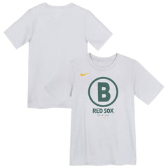 Boston Red Sox Preschool City Connect Logo T-Shirt - White | Nike
