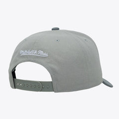 New York Knicks Thunderstorm Head Coach Pro Crown Snapback Hat - Gray | Mitchell & Ness outlet