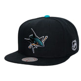 San Jose Sharks Mitchell & Ness Legendary Away Snapback Hat