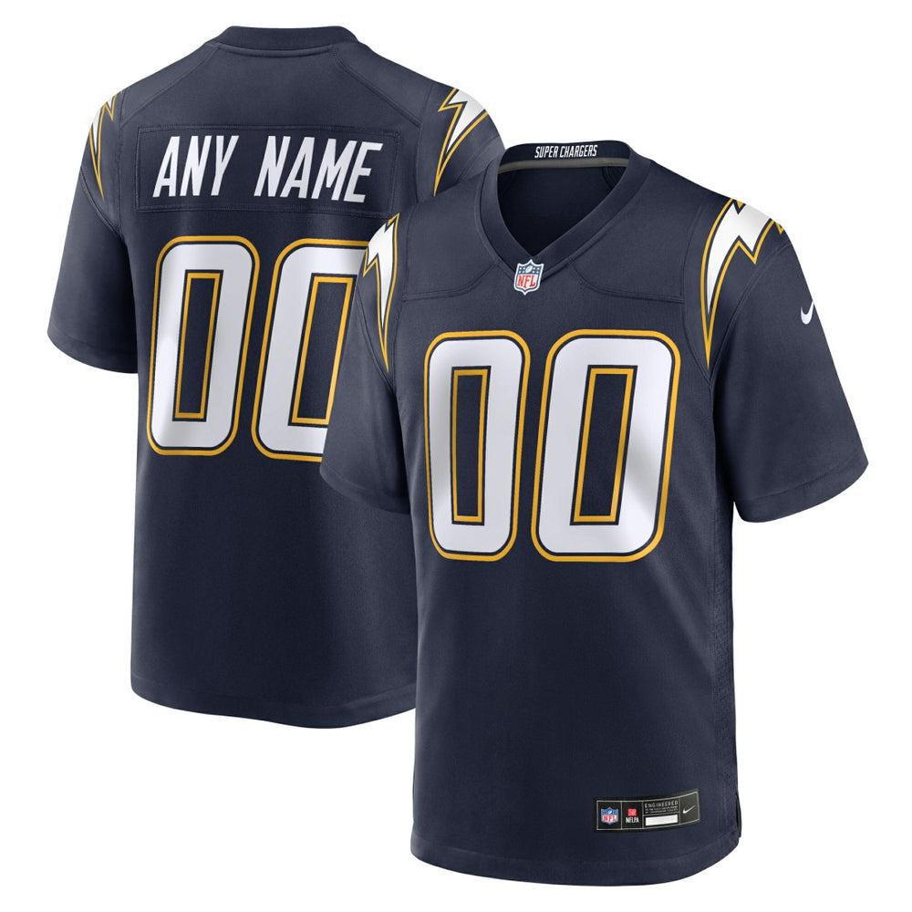 NFL Los Angeles Chargers Alternate Super Chargers Game Custom Jersey