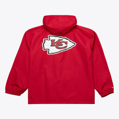 NFL Kansas City Chiefs Coaches Full-Snap Hooded Windbreaker Jacket