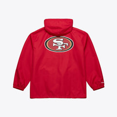 NFL San Francisco 49ers Coaches Full-Snap Hooded Windbreaker Jacket