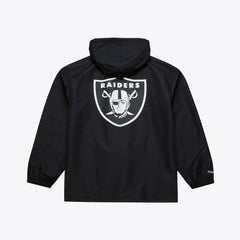 NFL Las Vegas Raiders Coaches Full-Snap Hooded Windbreaker Jacket