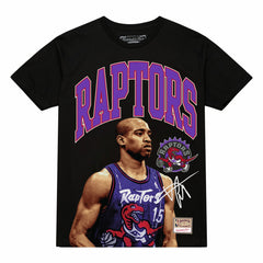 Vince Carter Toronto Raptors Hardwood Classics Player Arch T-Shirt - Black | Mitchell & Ness discount