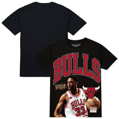Scottie Pippen Chicago Bulls Hardwood Classics Player Arch T-Shirt sale - Black | Mitchell & Ness online
