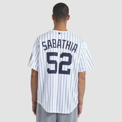 CC Sabathia New York Yankees 2025 Baseball Hall of Fame Name & Number Retired Replica Jersey - White | Nike