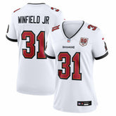 NFL Tampa Bay Buccaneers Antoine Winfield Jr. Women's 50th Season Patch Game Jersey