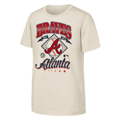 Atlanta Braves Outerstuff Youth Triple Hit T-Shirt - Natural