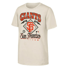 San Francisco Giants Outerstuff Youth Triple Hit T-Shirt - Natural
