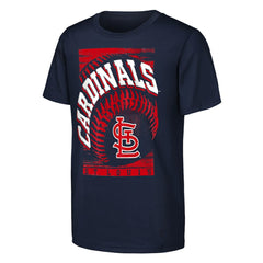 St. Louis Cardinals Outerstuff Youth Speed Pitch T-Shirt - Navy