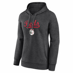 Cincinnati Reds Women's Team Lockup Hoodie - Charcoal