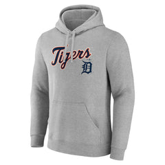 Detroit Tigers Team Lockup Hoodie - Gray