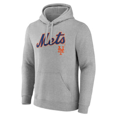 New York Mets Team Lockup Hoodie - Gray