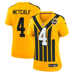NFL Pittsburgh Steelers DK Metcalf Women's Alternate 1933 Throwback Game Jersey
