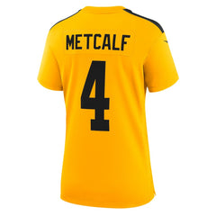 NFL Pittsburgh Steelers DK Metcalf Women's Alternate 1933 Throwback Game Jersey