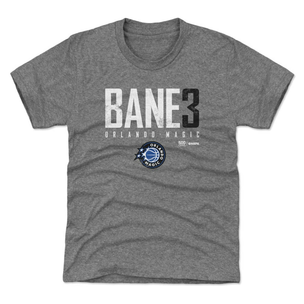 Desmond Bane Orlando Magic 500 Level Youth Elite Name & Number T-Shirt - Heather Gray sale