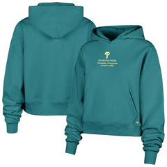 Philadelphia Phillies Women's Contemporary Basics Anderson Foundation Hoodie - Teal | 47 brand