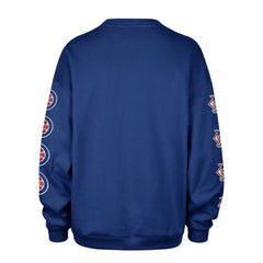Chicago Cubs Women's Trendy Team Go Big Oversized Sweatshirt - Royal | 47 brand
