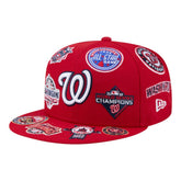 Washington Nationals All Over 59FIFTY Fitted Hat - Red | New Era