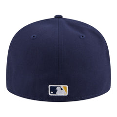 Milwaukee Brewers Hidden Hit 59FIFTY Fitted Hat - Navy | New Era