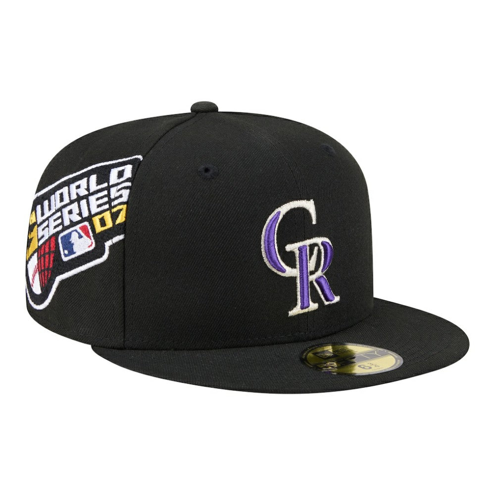 Colorado Rockies Hidden Hit 59FIFTY Fitted Hat - Black | New Era