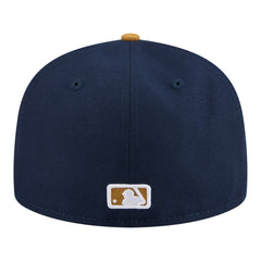 Los Angeles Dodgers Two-Tone Color Pack 59FIFTY Fitted Hat - Navy/Khaki | New Era