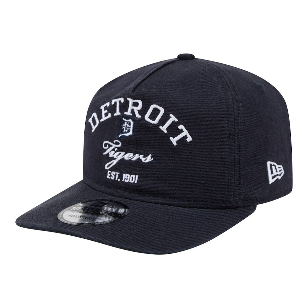 Detroit Tigers Stacked 19TWENTY Adjustable Hat - Navy | New Era