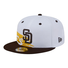 San Diego Padres 9FIFTY Snapback Hat - White/Brown | New Era
