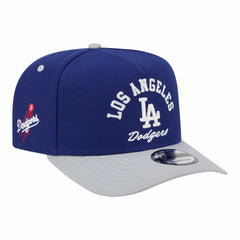 Los Angeles Dodgers Arched A-Frame 9FIFTY Adjustable Hat - Royal/Gray | New Era