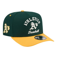 Athletics Arched A-Frame 9FIFTY Adjustable Hat - Green | New Era