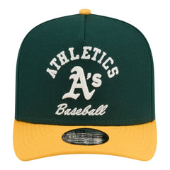 Athletics Arched A-Frame 9FIFTY Adjustable Hat - Green | New Era