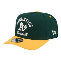 Athletics Arched A-Frame 9FIFTY Adjustable Hat - Green | New Era