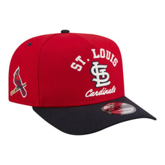 St. Louis Cardinals Arched A-Frame 9FIFTY Adjustable Hat - Red/Navy | New Era