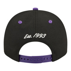 Colorado Rockies Arched A-Frame 9FIFTY Adjustable Hat - Black/Purple | New Era