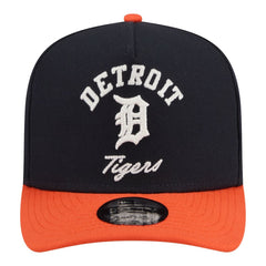 Detroit Tigers Arched A-Frame 9FIFTY Adjustable Hat - Navy/Orange | New Era